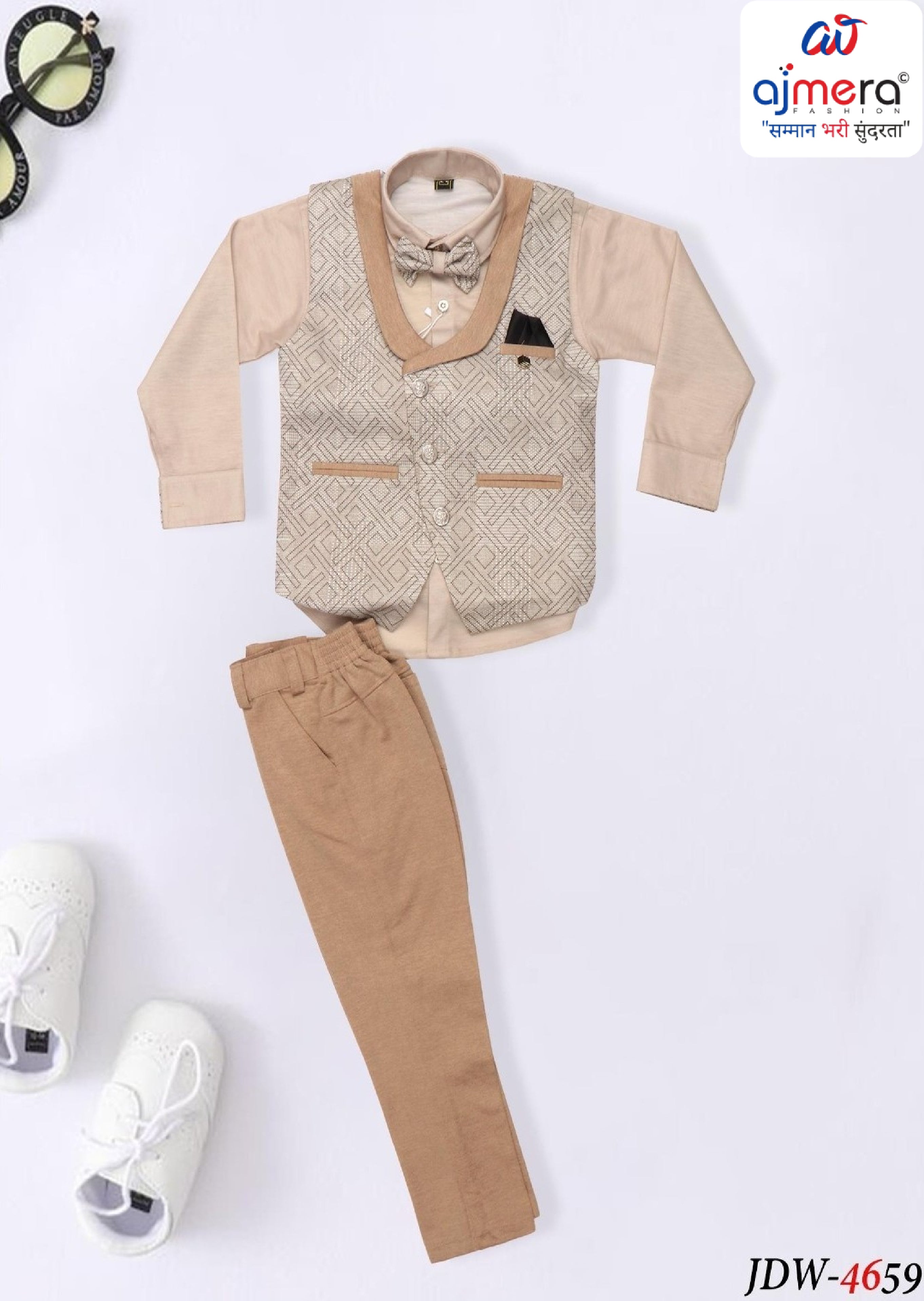 Designer Boys Pant Shirt Koti Wholesale Collection | JDW-4659
