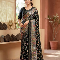 Elegant Printed Saree with Designer Blouse Piece for Festive Wear | RDD-AVISHA