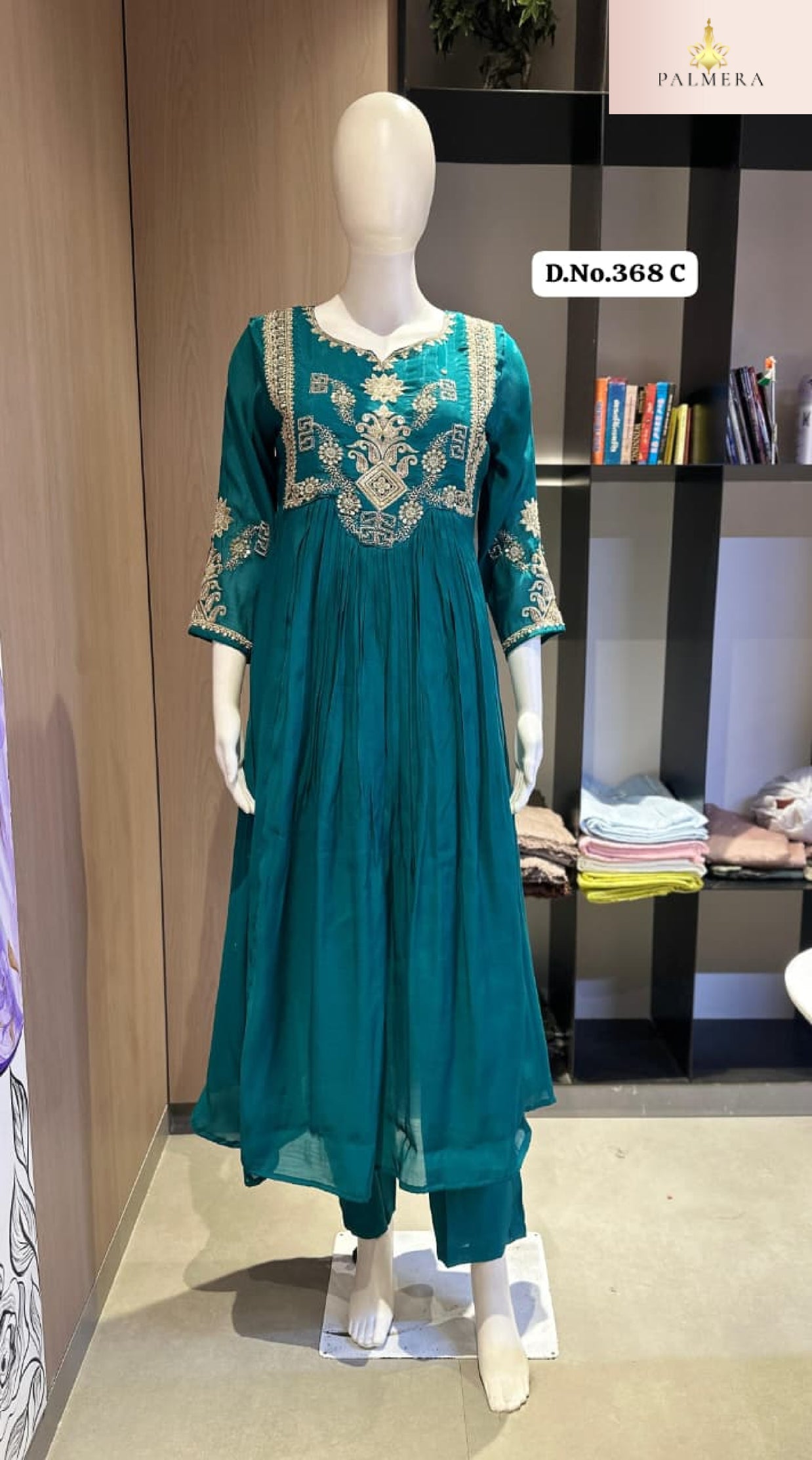 Elegant Designer Palmera Kurti Set for Women | MIK-368C