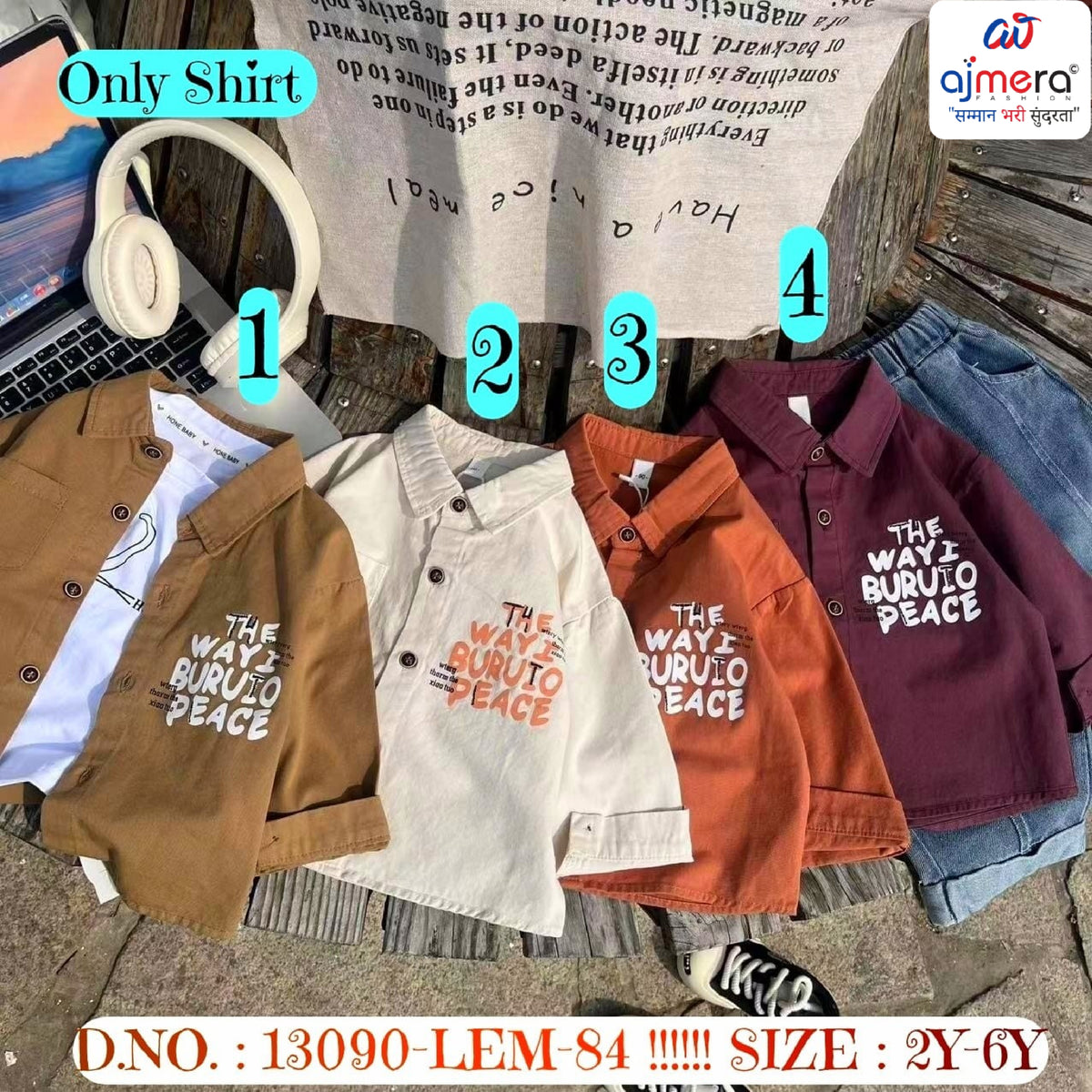 Kids Shirt Wholesale in Surat | SYA-13090-LEM84