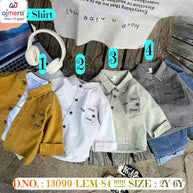 Kids Shirt Wholesale in India | SYA-13099-LEM84