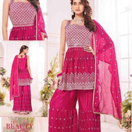 Elegant Georgette Designer Party Wear Gown for Women | SHP-ADDA-111