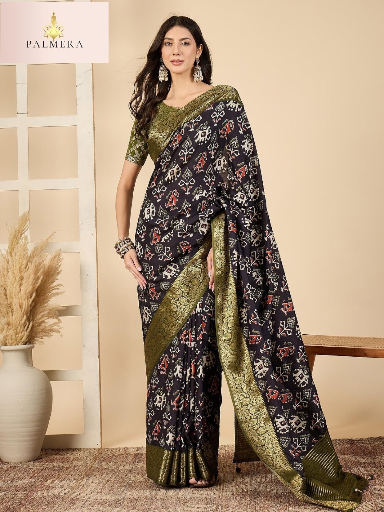 Palmera Saree Wholesaler and Palmera Saree Supplier | ALL-VIRASAAT-02