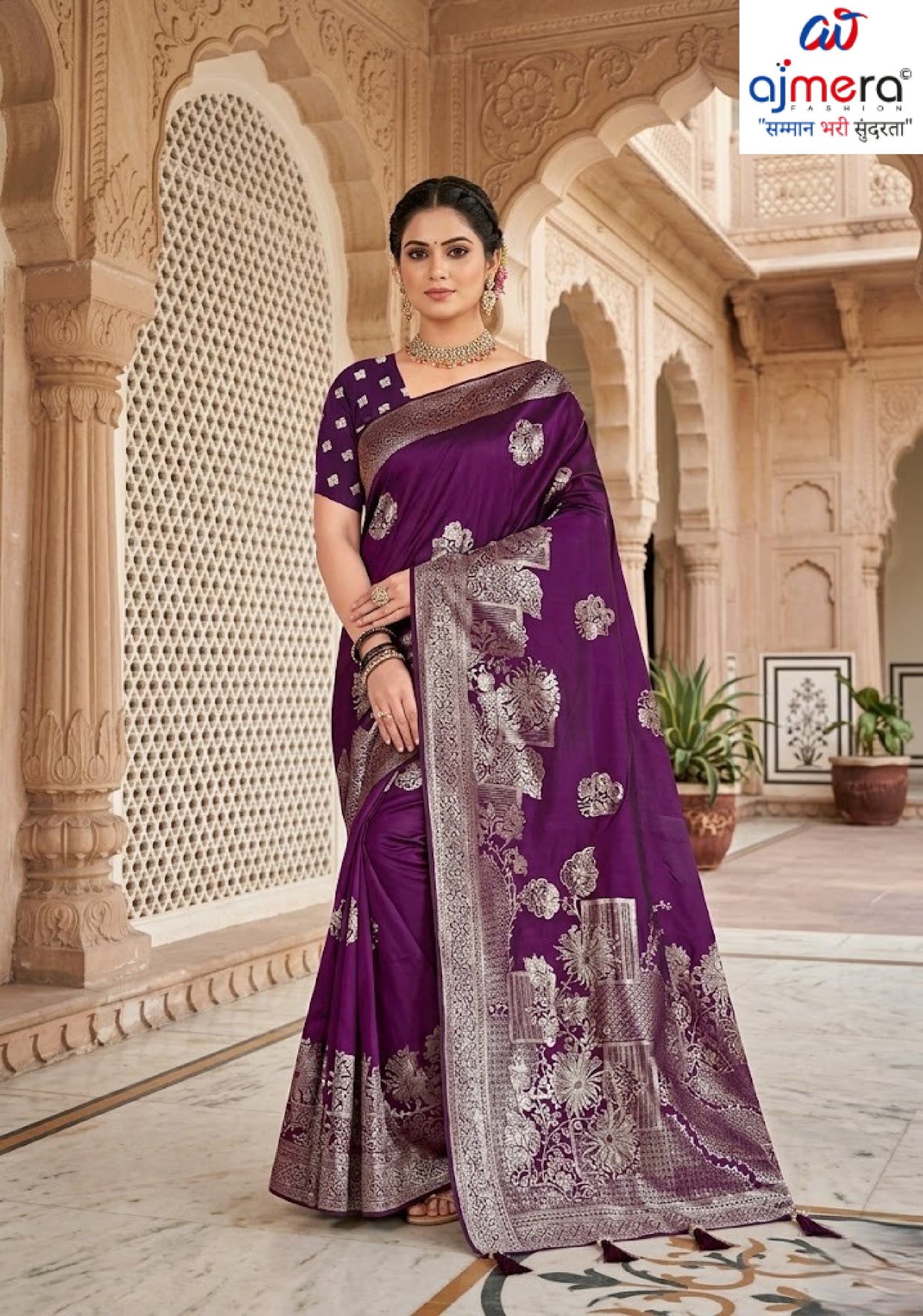 Luxury Jacquard Silk Saree With Blouse Piece | TUL-HUMJOLI SILK VOL-23