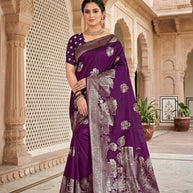 Luxury Jacquard Silk Saree With Blouse Piece | TUL-HUMJOLI SILK VOL-23