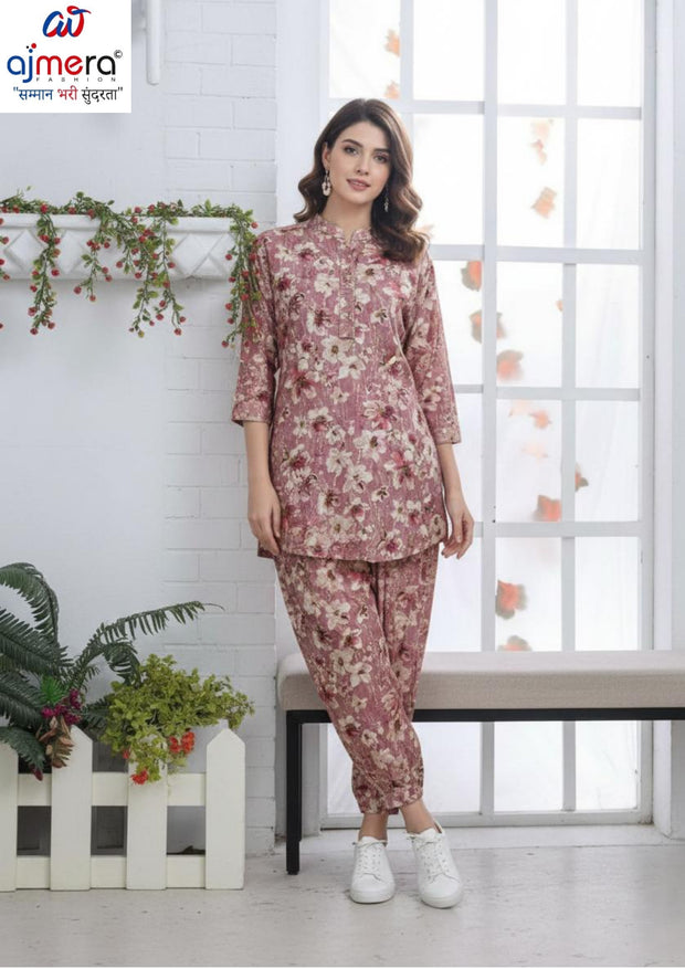 Designer Kurti Pant Set for Women | KRJ-MODAL PRINT