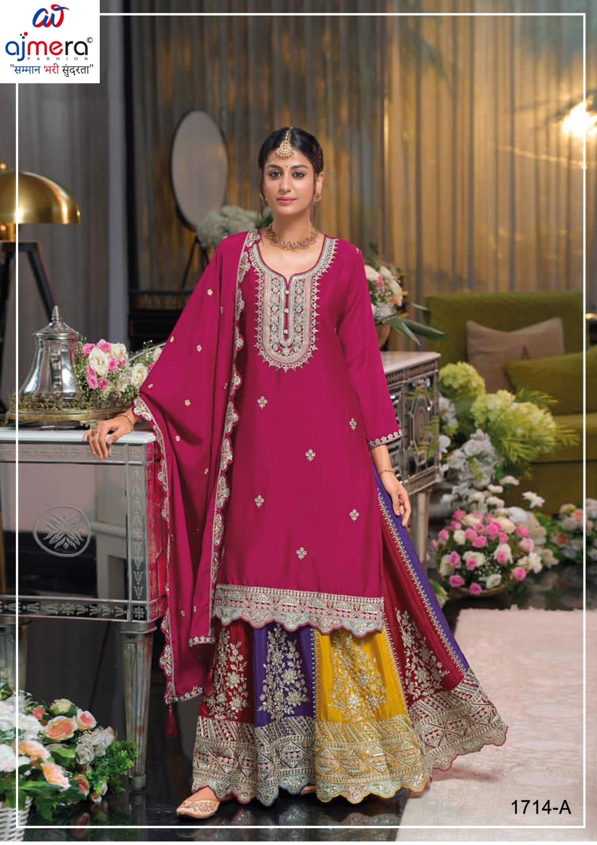 Designer Premium Ladies Pakistani Suit for Women | DIF-1714