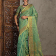 Apricot Linen Saree with Blouse for Premium Ethnic and Designer Wear | ALL-APRICOT-272