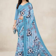 Designer Printed Saree with Blouse Piece for Special Occasions  | CAS-AMRUT DHARA