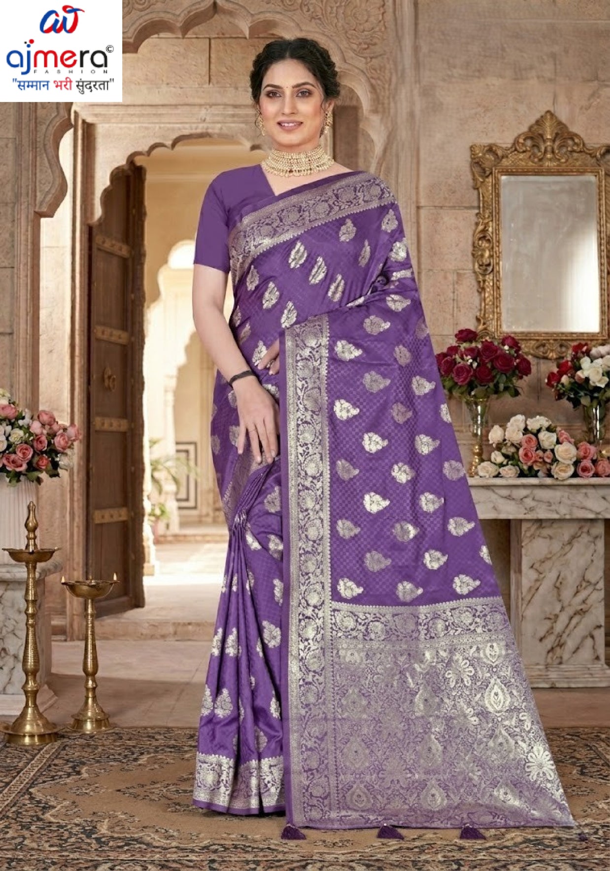 Classic Elegance Jacquard Silk Saree With Blouse Piece | TUL-MATWALI KAHANI SILK