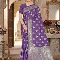Classic Elegance Jacquard Silk Saree With Blouse Piece | TUL-MATWALI KAHANI SILK