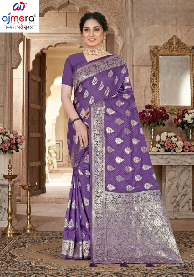 Classic Elegance Jacquard Silk Saree With Blouse Piece | TUL-MATWALI KAHANI SILK