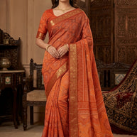 Silk Digital Printed Saree with Blouse Piece for Premium Ethnic and Traditional Wear | STG-PALAR