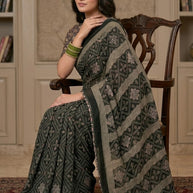 Elegant Printed Saree with Designer Blouse Piece for Festive Wear | VDT-DISCO-10