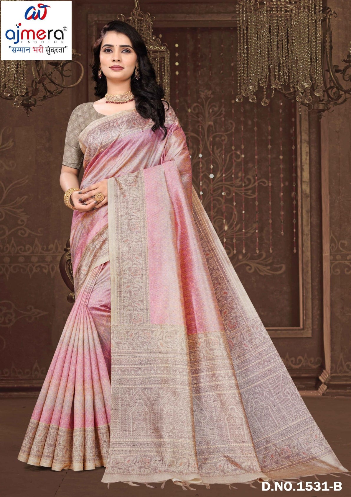 Premium Cotton Saree with Blouse Piece for Premium Ethnic and Traditional Wear | PUT-DILRUBA