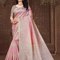 Premium Cotton Saree with Blouse Piece for Premium Ethnic and Traditional Wear | PUT-DILRUBA