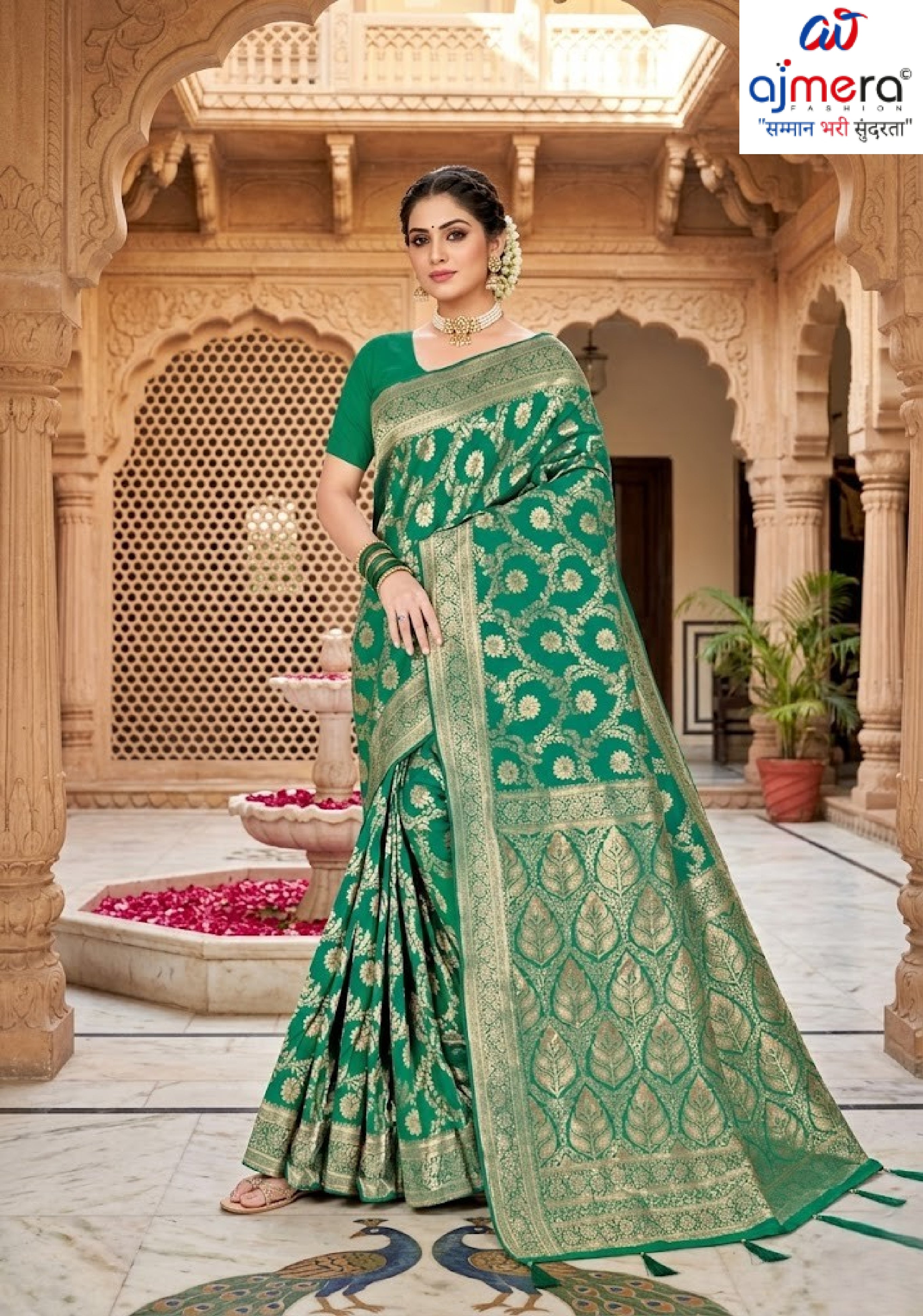 Trendy Jacquard Silk Saree With Blouse Piece | DBU-BANARASI SILK VOL-1