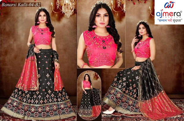 Designer Banarasi Gown for Women | BS-GOWN BANARSI KALLI-04-B2
