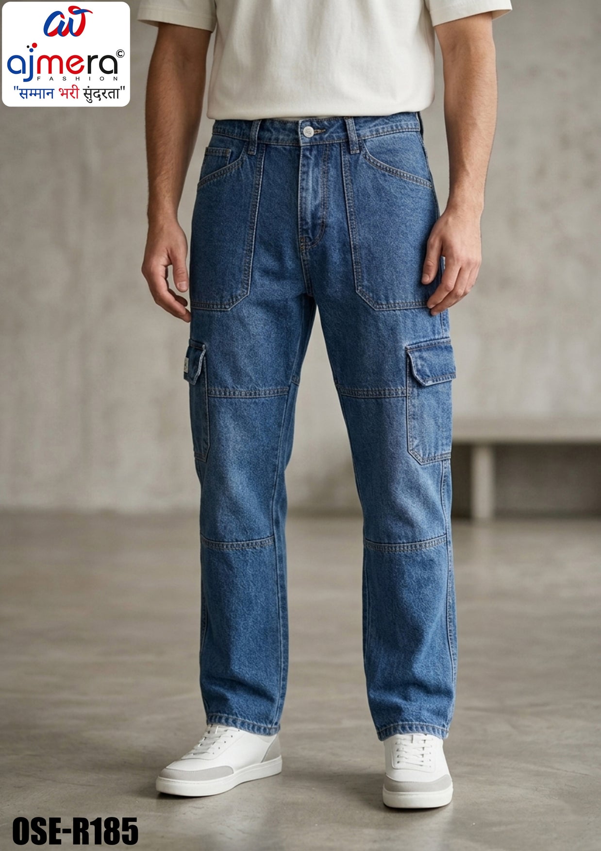 Premium Men's Denim Jeans for Casual & Everyday Wear | OSE-R185