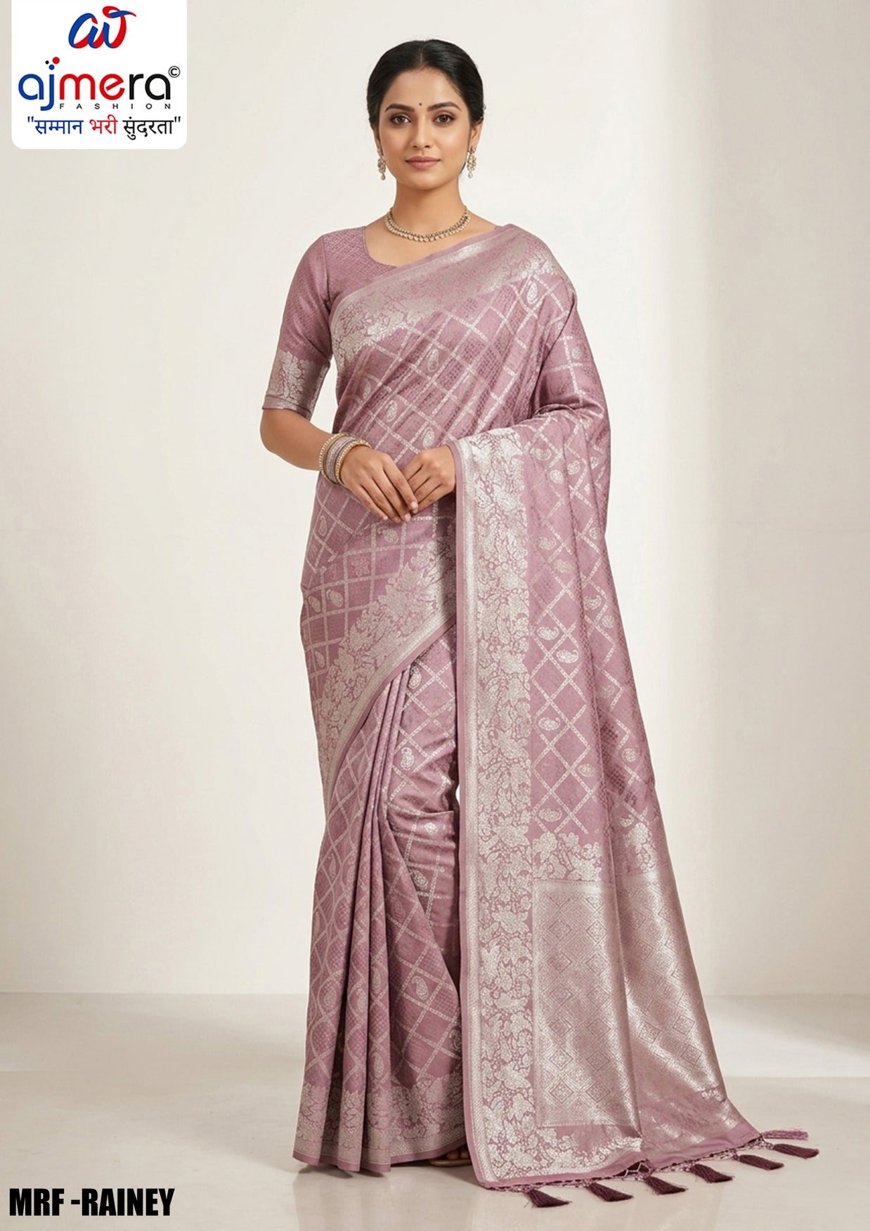 Modern Charm Jacquard Silk Saree With Blouse Piece | MRF-RAINEY