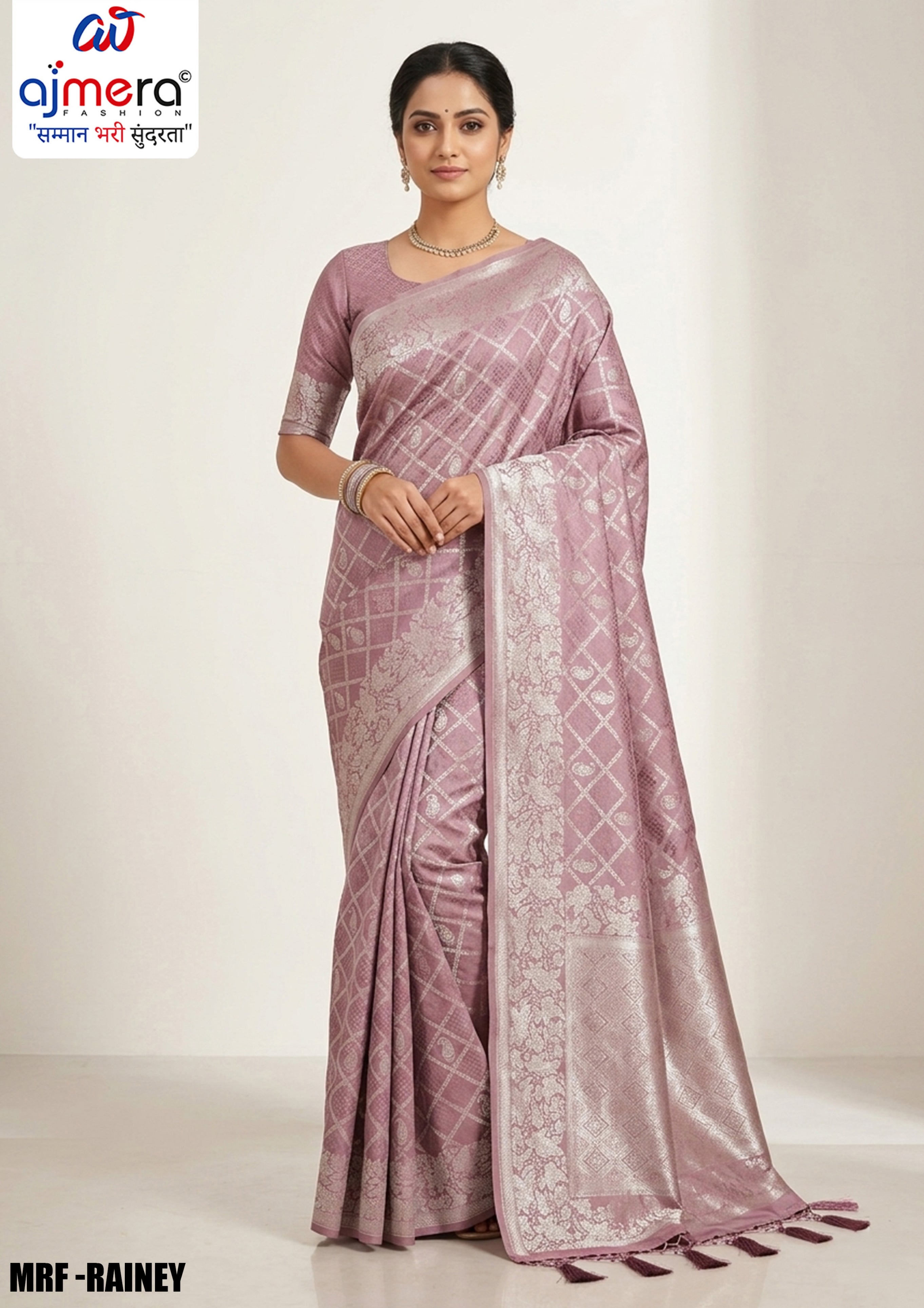 Modern Charm Jacquard Silk Saree With Blouse Piece | MRF-RAINEY
