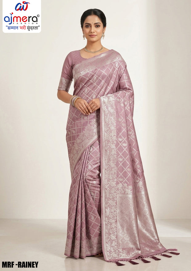 Modern Charm Jacquard Silk Saree With Blouse Piece | MRF-RAINEY