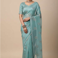 Buy Dyed Matching Saree in Bulk with Blouse Piece for Premium Ethnic and Traditional Wear | TUL-ROMANCE