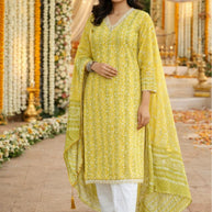 Plus Size Designer Kurti Set for Women | ISO-INAYAT-A
