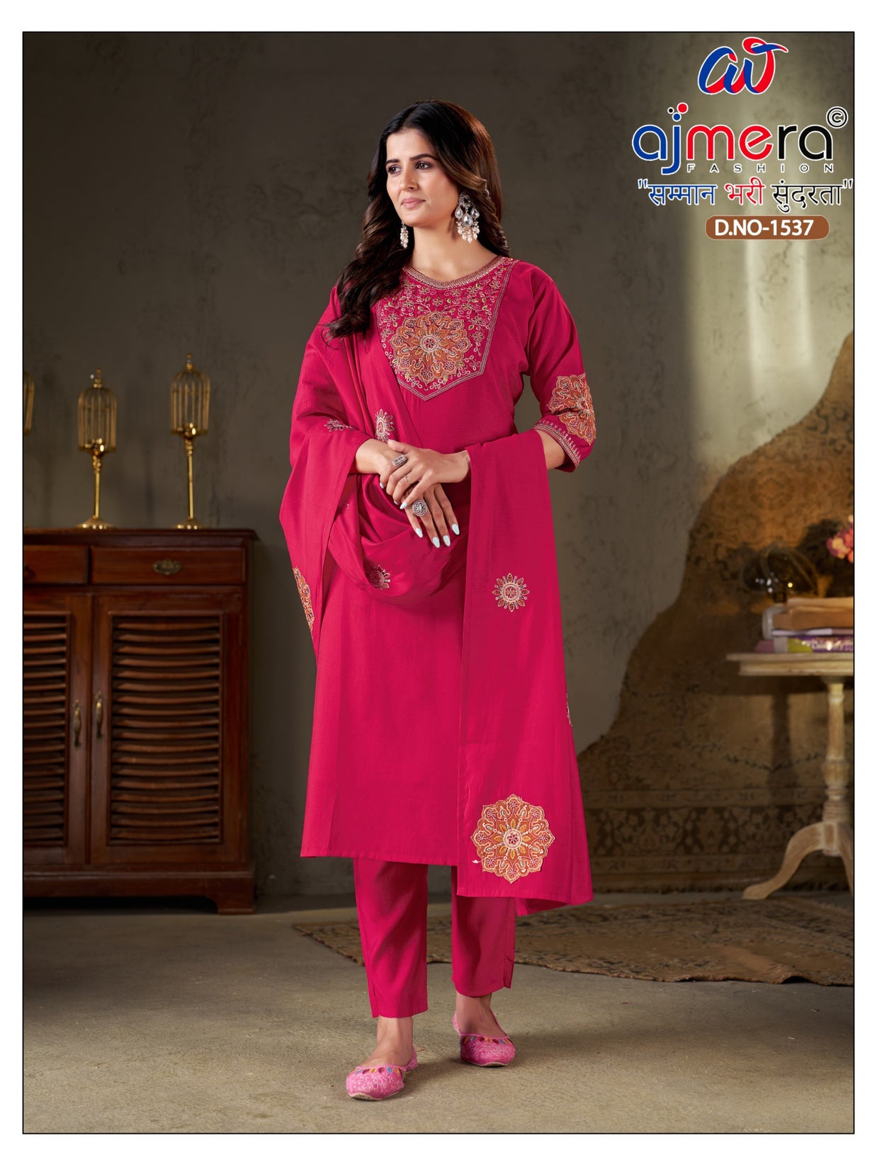 Designer Regal Kurti Set for Women | JMH-1537