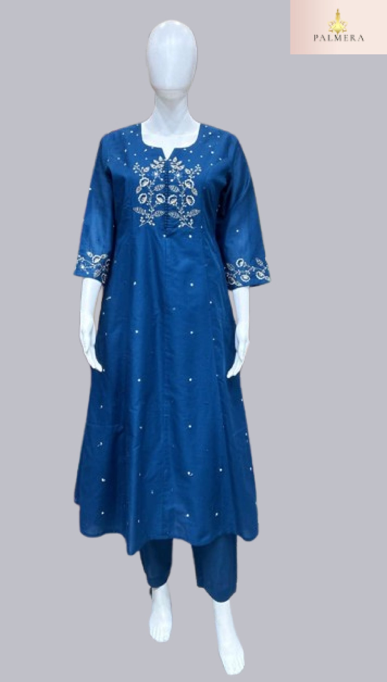 Elegant Designer Palmera Kurti Set for Women | MIK-344E
