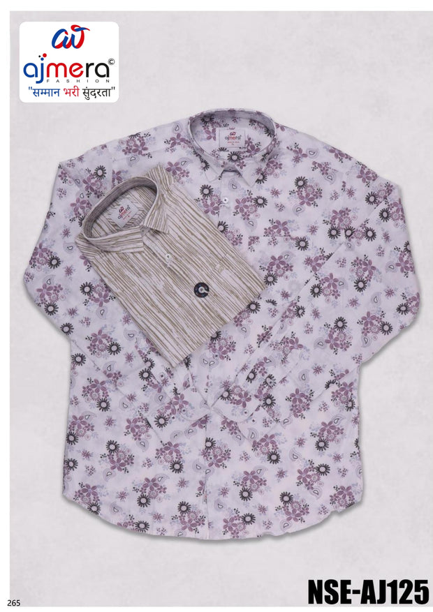 Mens Shirt Manufacturer India for Retailers | NSE-AJ125