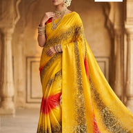Moss Print Loose Saree with Blouse for Premium Ethnic and Traditional Wear | TD-DHAMAKA