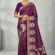 Fine Weave Jacquard Silk Saree With Blouse Piece | RIK-JOGMAYA