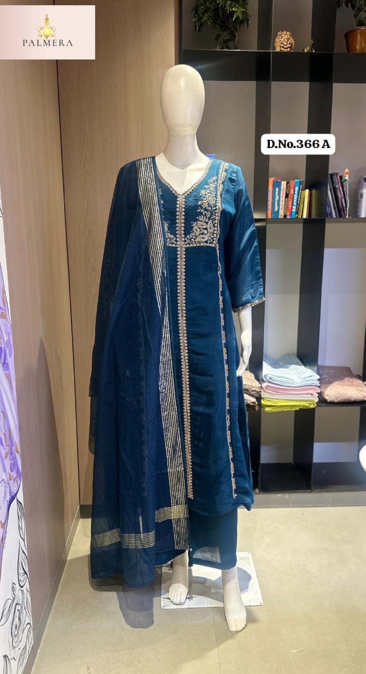 Elegant Designer Palmera Kurti Set for Women | MIK-366A