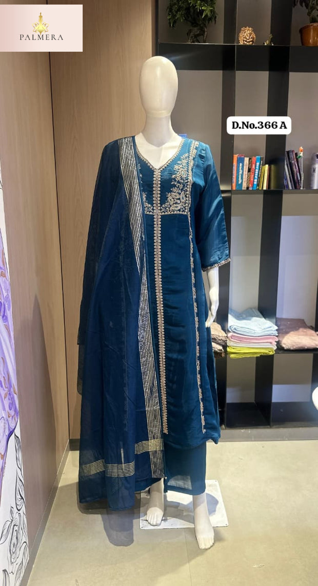 Elegant Designer Palmera Kurti Set for Women | MIK-366A