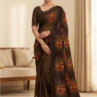 Ranial Print Loose Saree with Blouse for Premium Ethnic and Traditional Wear | AA-SULTAN{W.B}