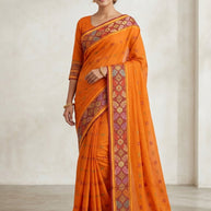 Cotton Saree with Without Blouse for Premium Ethnic and Traditional Wear | NDN-HANDLOOM SAREE-416