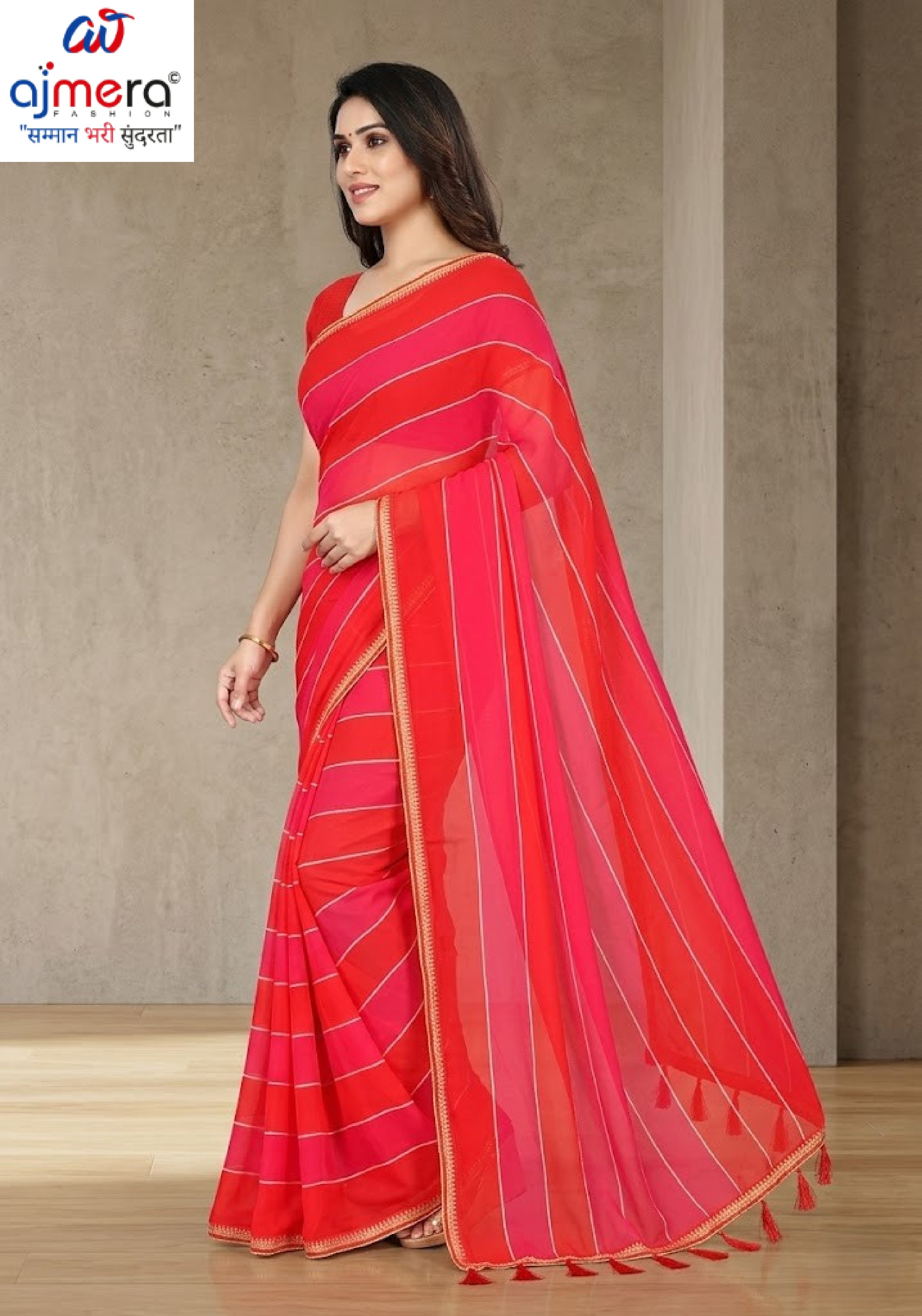 Chic Printed Saree with Blouse Piece for Sophisticated Ethnic Style | VER-HEERA-43708
