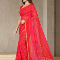 Chic Printed Saree with Blouse Piece for Sophisticated Ethnic Style | VER-HEERA-43708