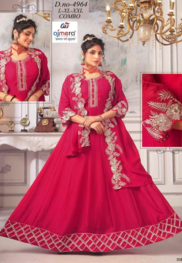 Elegant Jorjet Designer Party Wear Gown for Women | SHP-4964