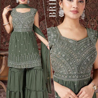 Designer Georgette Gown for Women | PNC-SWEETY-1