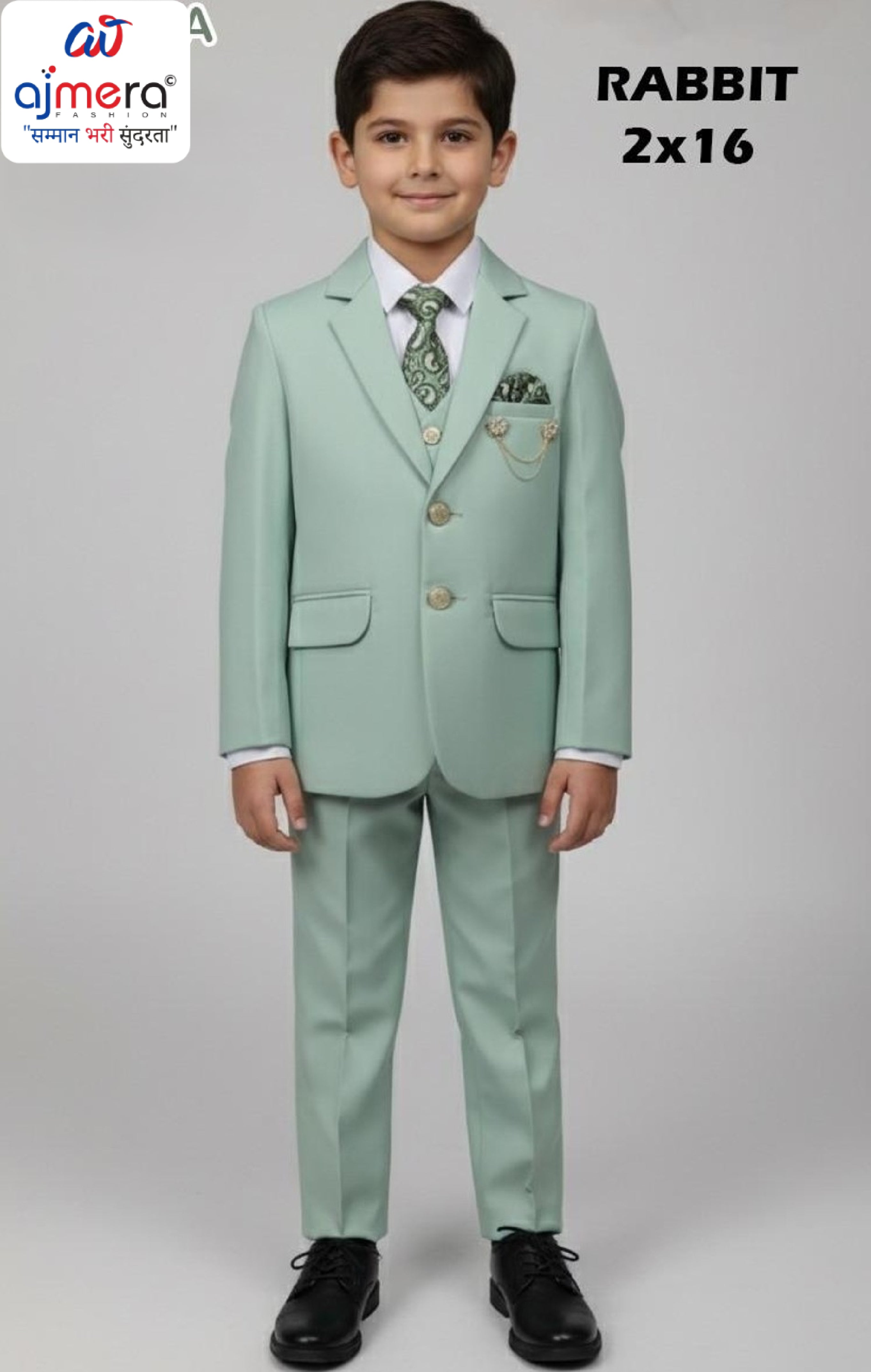 Wholesale Boys Coat Pant Set for Retail Stores | JDW-RABBIT-5X6X7