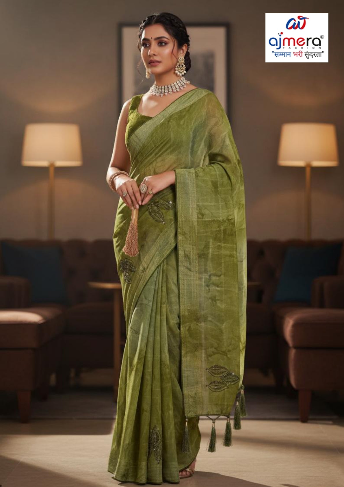 Exclusive Printed Saree with Blouse Piece for Elegant Ethnic Look  | RDD-KALPANA