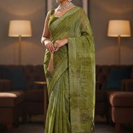 Exclusive Printed Saree with Blouse Piece for Elegant Ethnic Look  | RDD-KALPANA