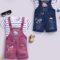 Baby Dungaree Set Wholesale in Surat | SHE-3840