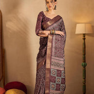 Holland Silk Handloom Silk Saree with Blouse for Premium Ethnic and Traditional Wear | ALL-HOLLAND SILK-76