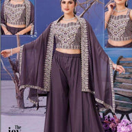 Gown Manufacturer and Exporter Designer Georgette Gown for Women | SHP-ADDA-117