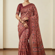 Silk Digital Printed Saree with Blouse Piece for Premium Ethnic and Traditional Wear | STG-TEESTA
