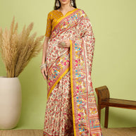 Ganga Silk Saree with Blouse for Premium Ethnic and Designer Wear | ALL-GANGA-22