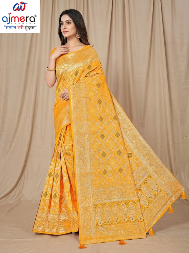 Fashionable Jacquard Silk Saree with Blouse Piece for Special Events | DBU-CHUNDARI SILK VOL-2